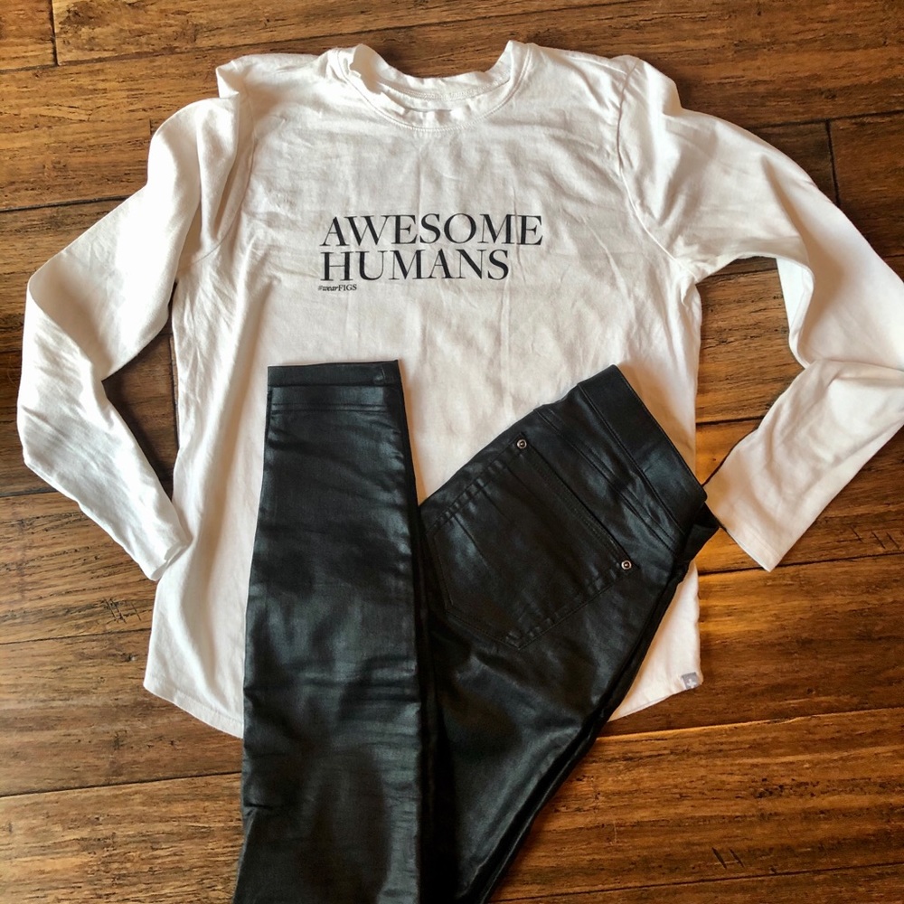 Awesome Humans FIGS brand tee